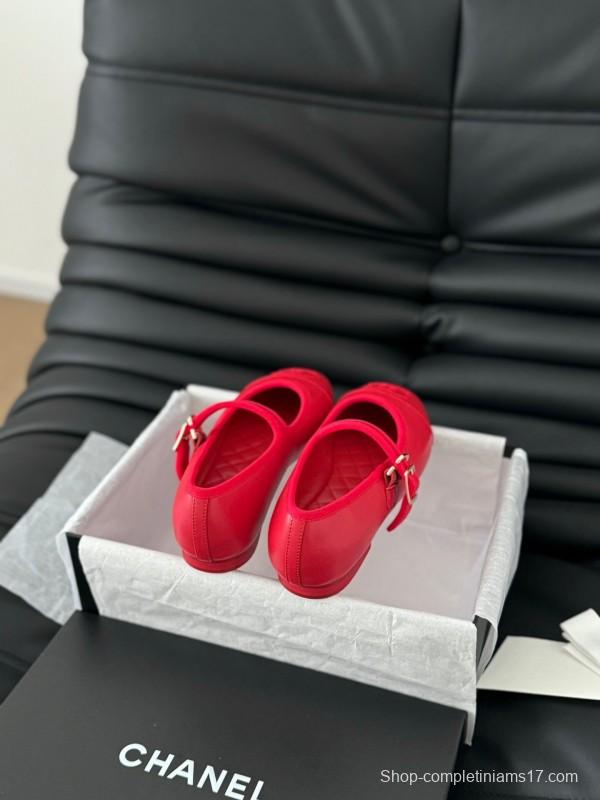 Chanel SS 2025 Runway Mary Jane Flats - LY00