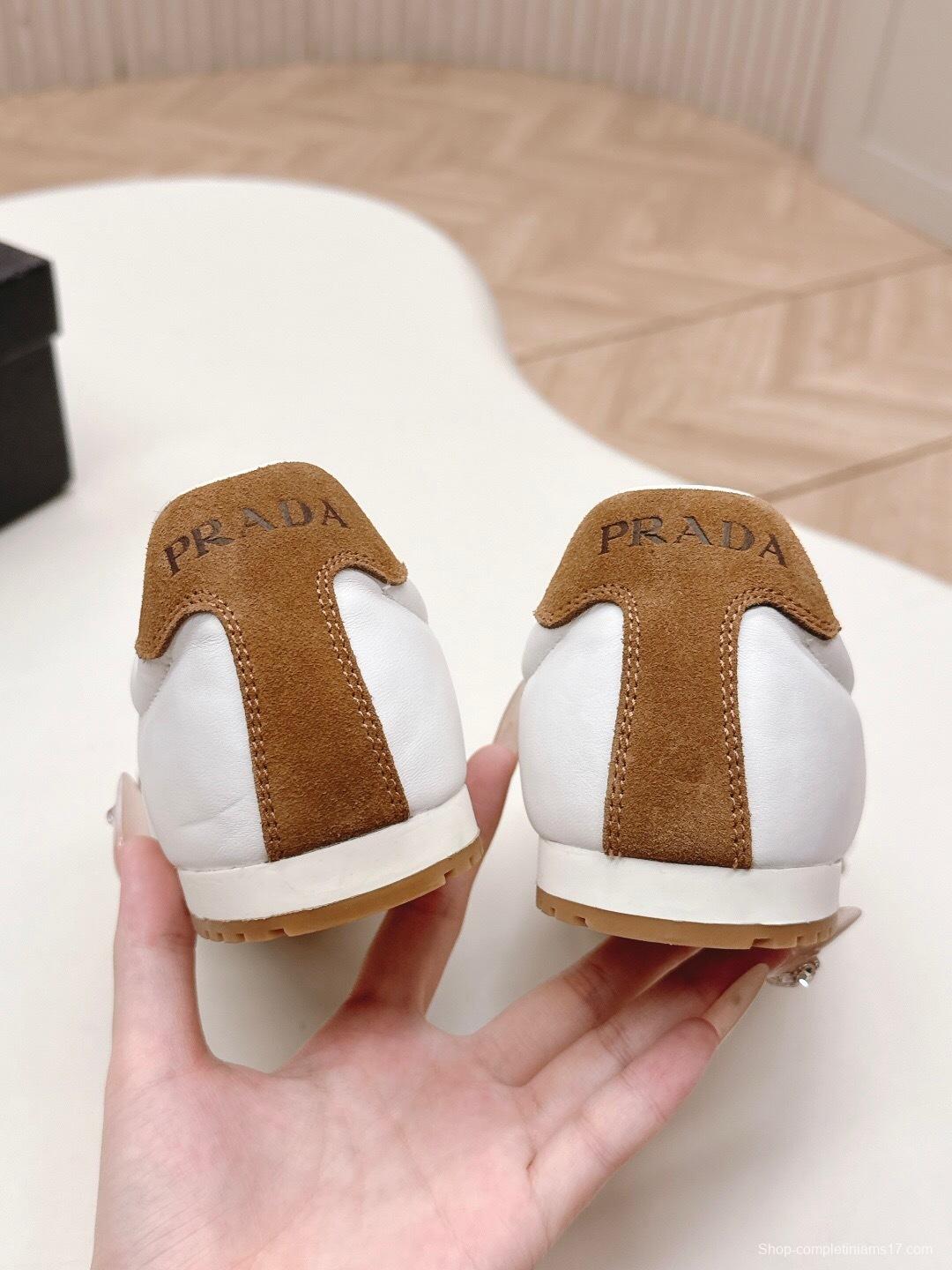 Prada 25ss New Agate Sneakers Retro Training Shoes - LY00300