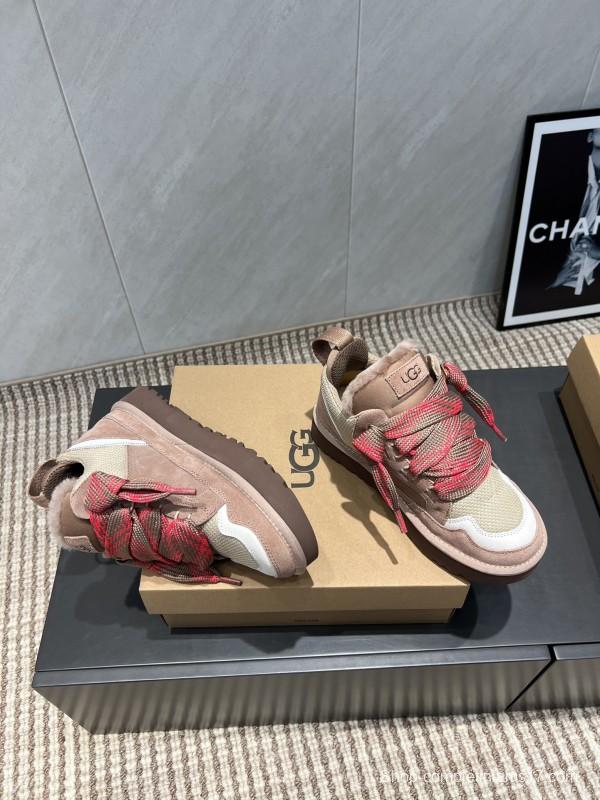 UGG Platform Loafers Series Round Toe Chunky Sole Casual Shoes - MJ00270