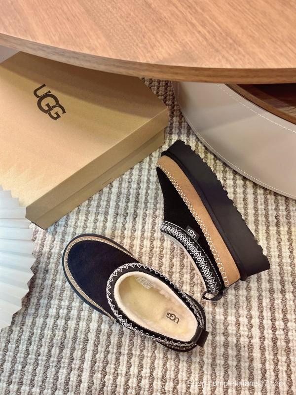 UGG Ethnic Tazz Series Thickened Heightening Slippers One-Step On - MJ00220