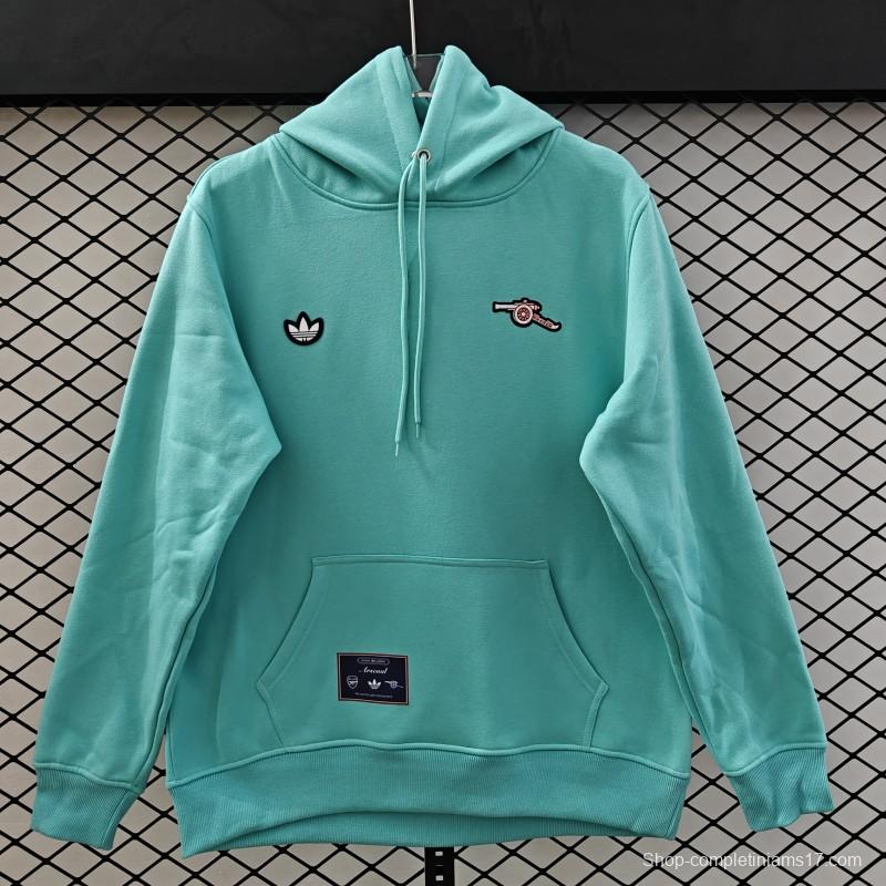 25/26 Arsenal Embroidered Logo Hoodie 7 Colors