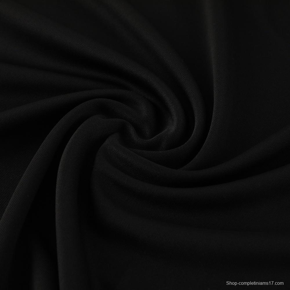 2025 Belgium Black Short Sleeve+Soccer Shorts