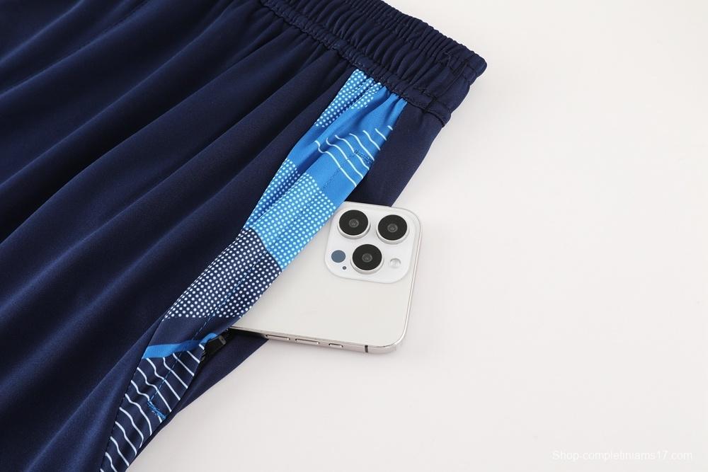 2025 Italy Royal Blue Short Sleeve+Soccer Shorts