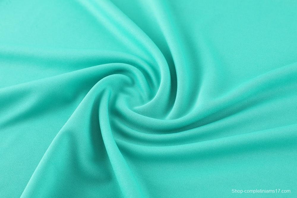 2025 Brazil Lake Green Short Sleeve+Soccer Shorts