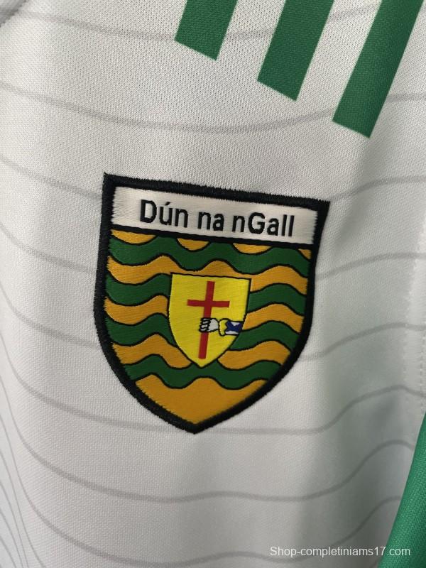 25/26 Donegal GAA White with Green and Gold Trim Jersey