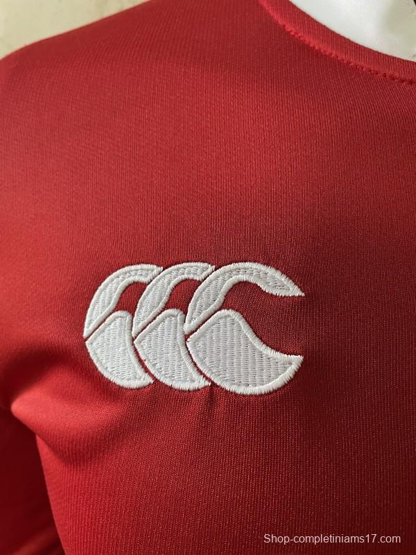 2025 British & Irish Lions Red Long Sleeve Jersey