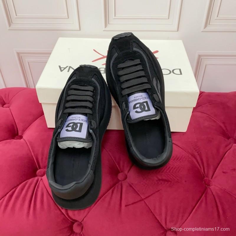 Dolce & Gabbana 2025/SS New Collection Luxury Embroidered Logo Sneakers - AS00300