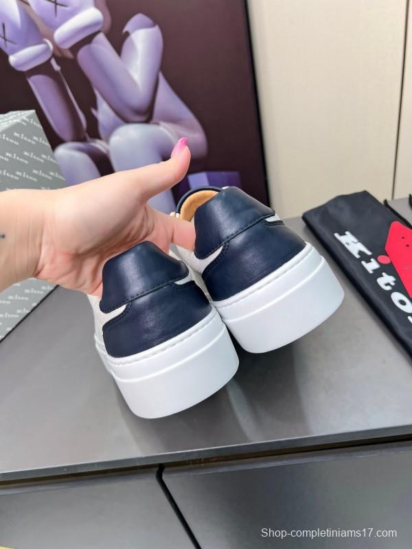 Kiton Tie-Dye Old Money Style Casual Men's Shoes - KFY00320