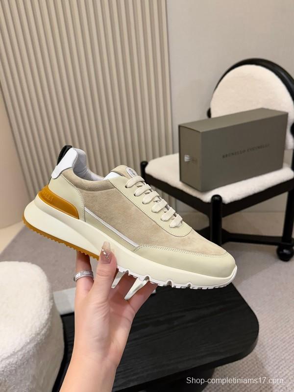 Brunello Cucinelli Casual Sneakers with Seasonal Colors and Leather Lining - KFY00320