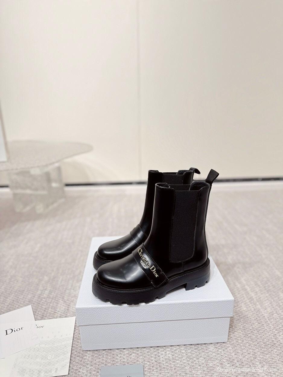 DIOR CHRONO Slip-On Motorcycle Boots - LY00340