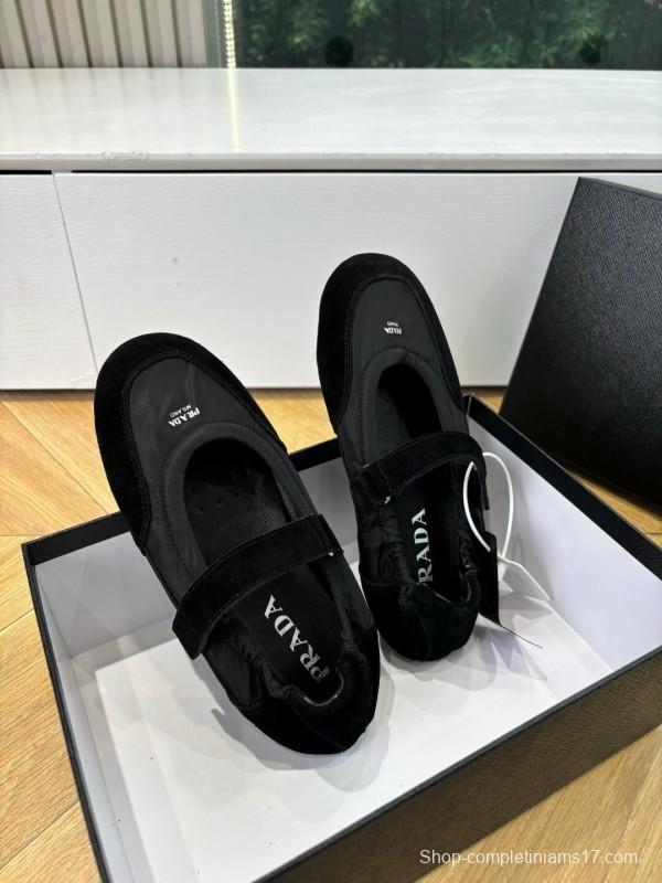 Prada Metal Toe Thin Sole Training Shoes Casual Shoes - LY00260