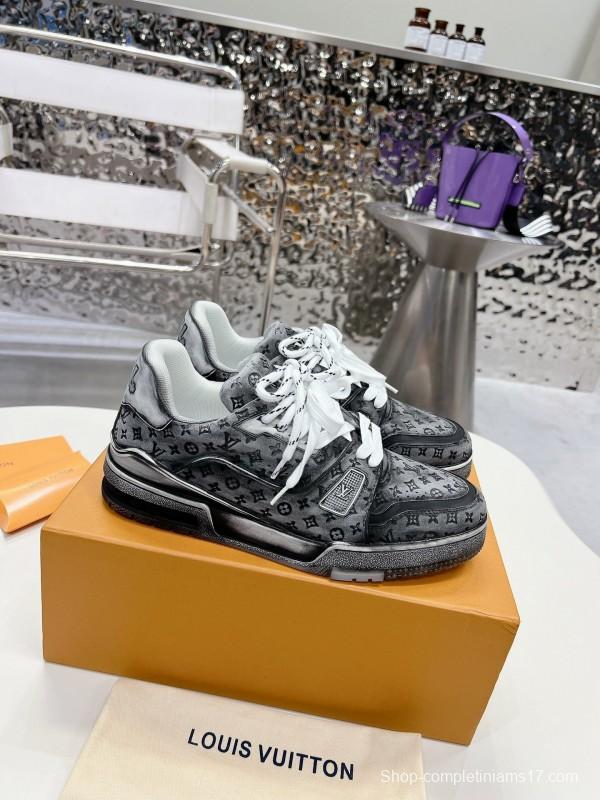 LV Trainer Basketball Series Washed Sneakers - LY00430