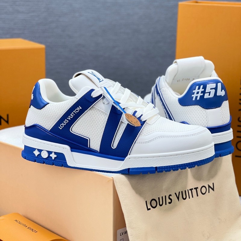 Louis Vuitton Trainer Sneaker Low 2025 SS New Colorway Unisex Casual Sports Basketball Shoes - LY00400