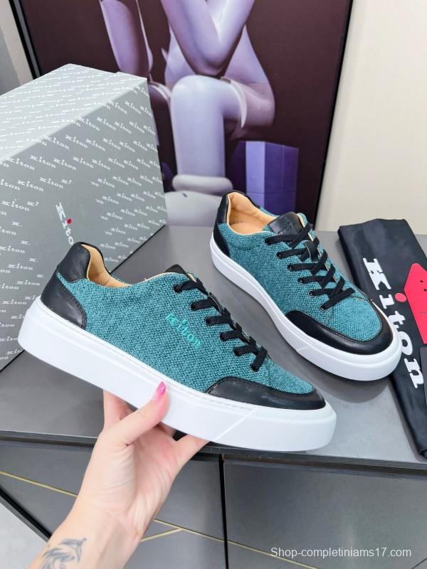 Kiton 2025/SS Tie-Detail Old Money Style Casual Men's Shoes - KFY00320