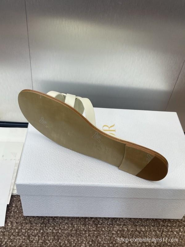 Dior D-Club Jelly Color Hollow Layered Cross Strap Women's Sandals - KFY00280