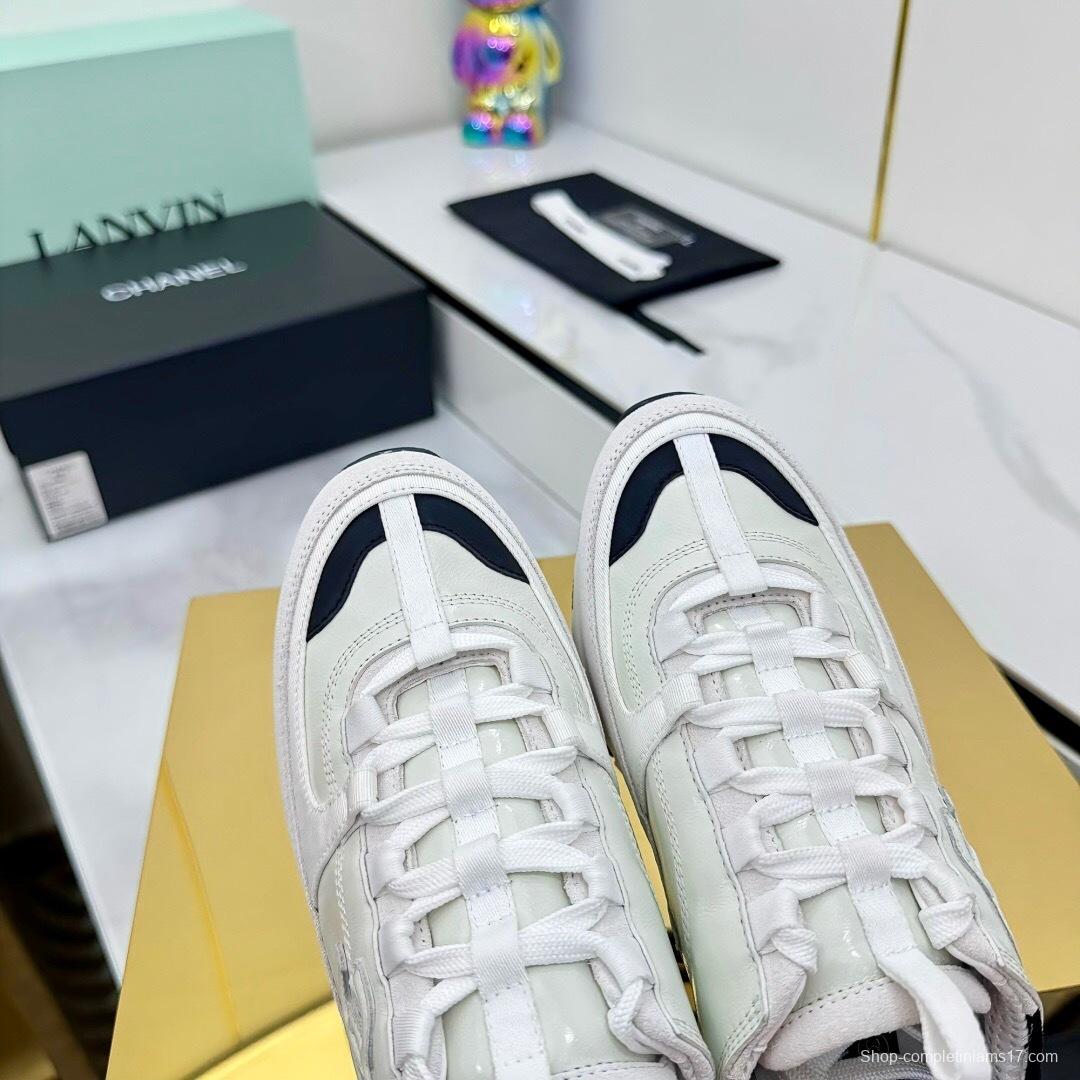 Chanel 2025 SS Thick Sole Casual Sneakers - LY00310