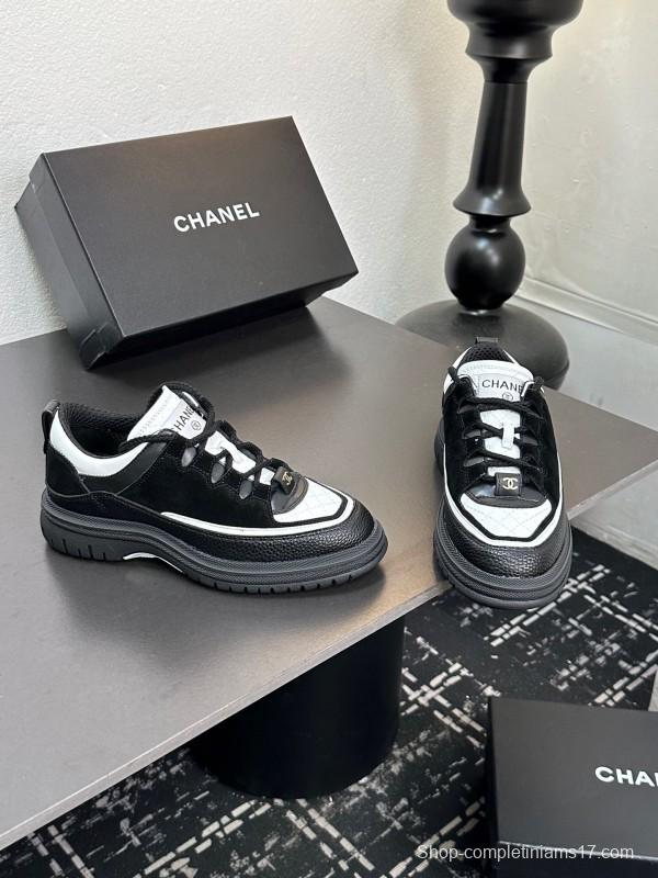 Chanel Spring/Summer 2025 Runway Thick Sole Sneakers - LY00320