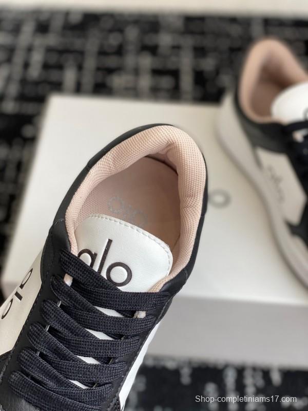 Alo 2025 SS Two-Tone White Sneakers Chunky Sole Comfort Casual - KFY00280