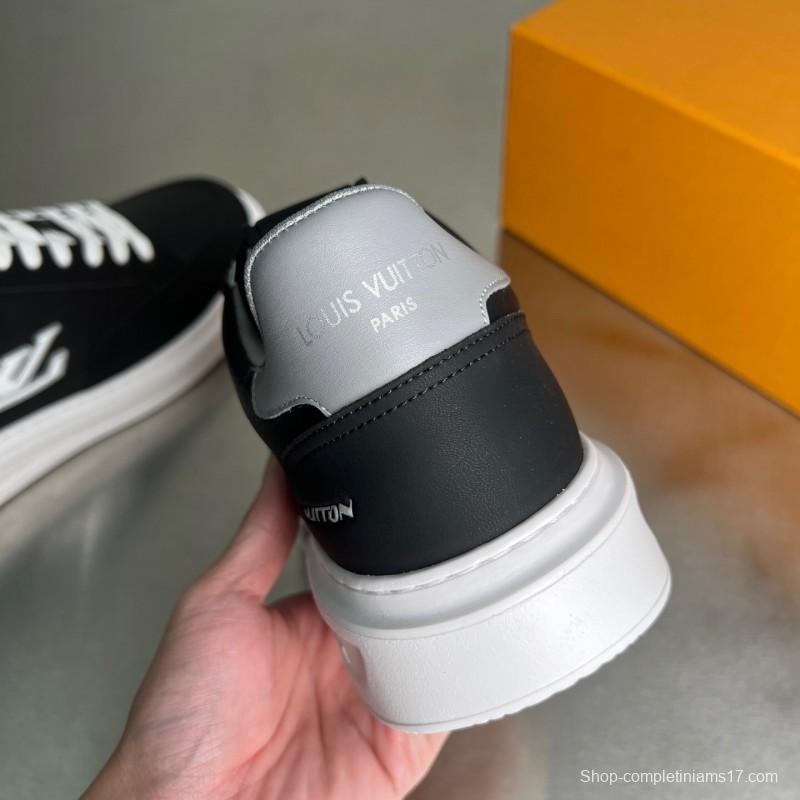 Louis Vuitton Beverly Hills Low-Top Fashion Sneakers Men's Shoes - YC