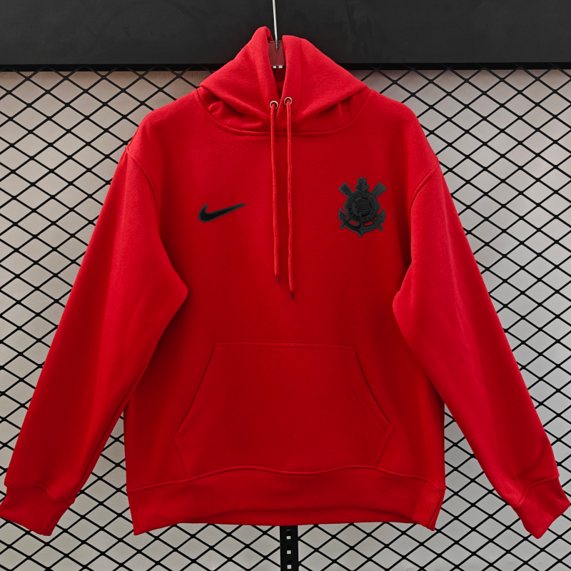 Player Version 25/26 Corinthians Black Full Zipper Jacket-9 Colors
