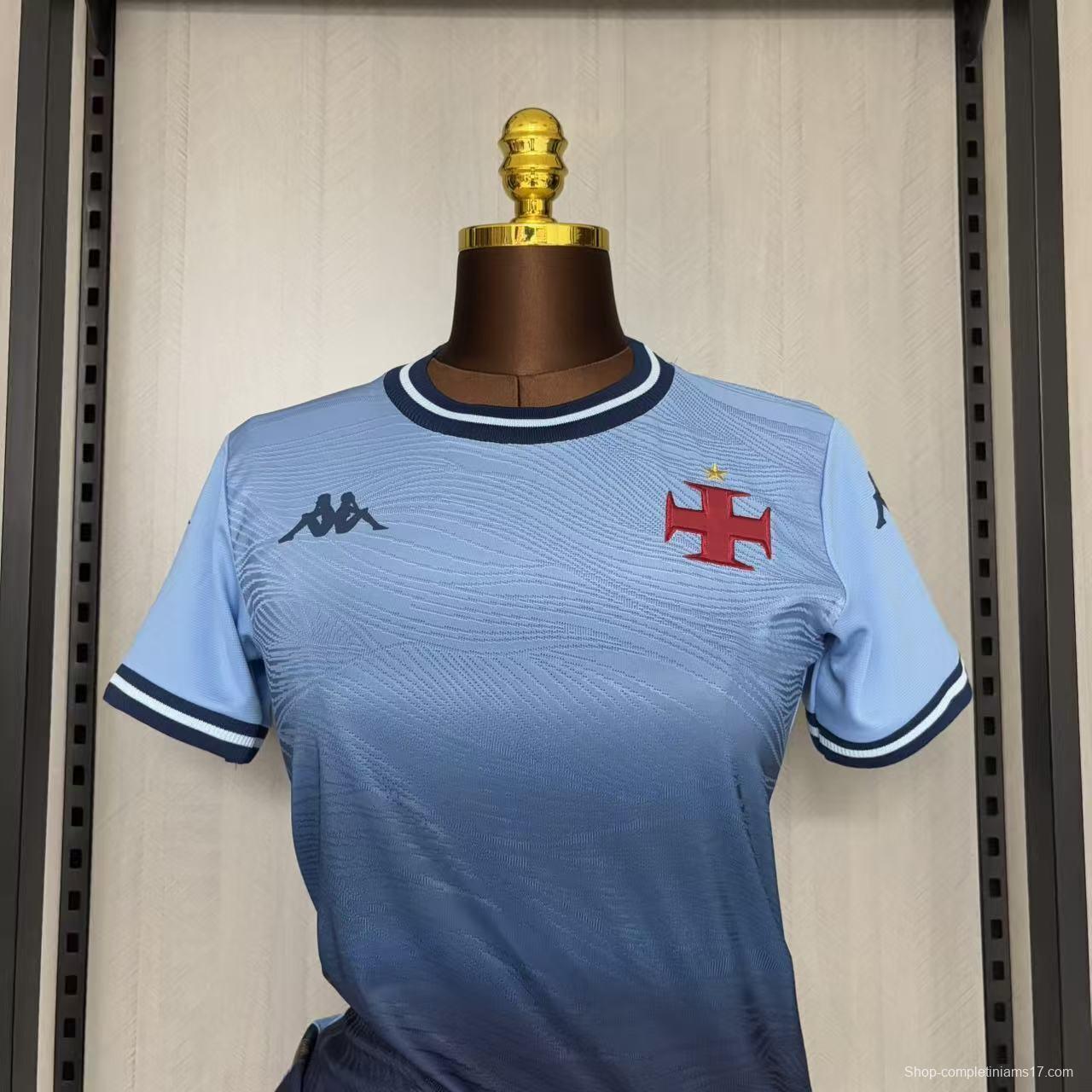 25/26 Women Vasco Da Gama Goalkeeper Blue Jersey