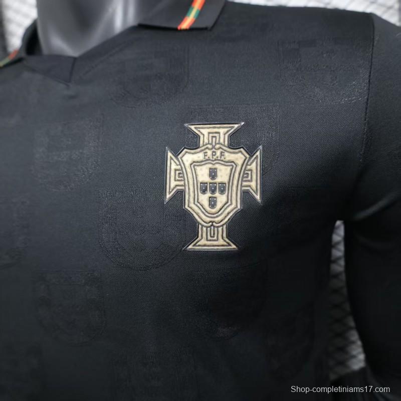 Player Version 2026 Portugal Goalkeeper Dark Grey Long Sleeve Jersey