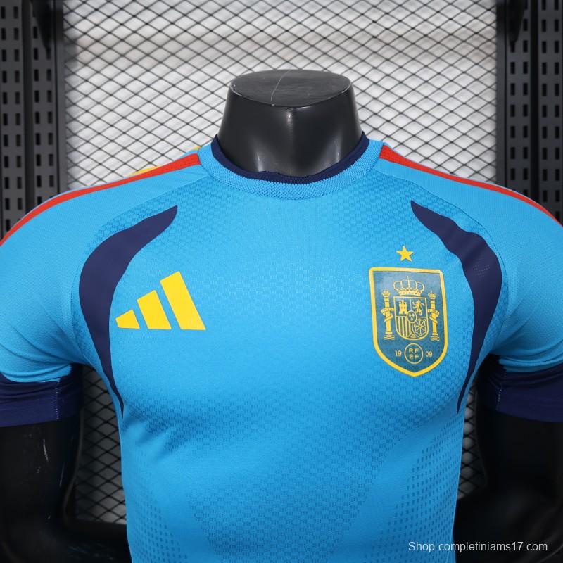 2026 Player Version  Spain  Sky Blue Training Jersey