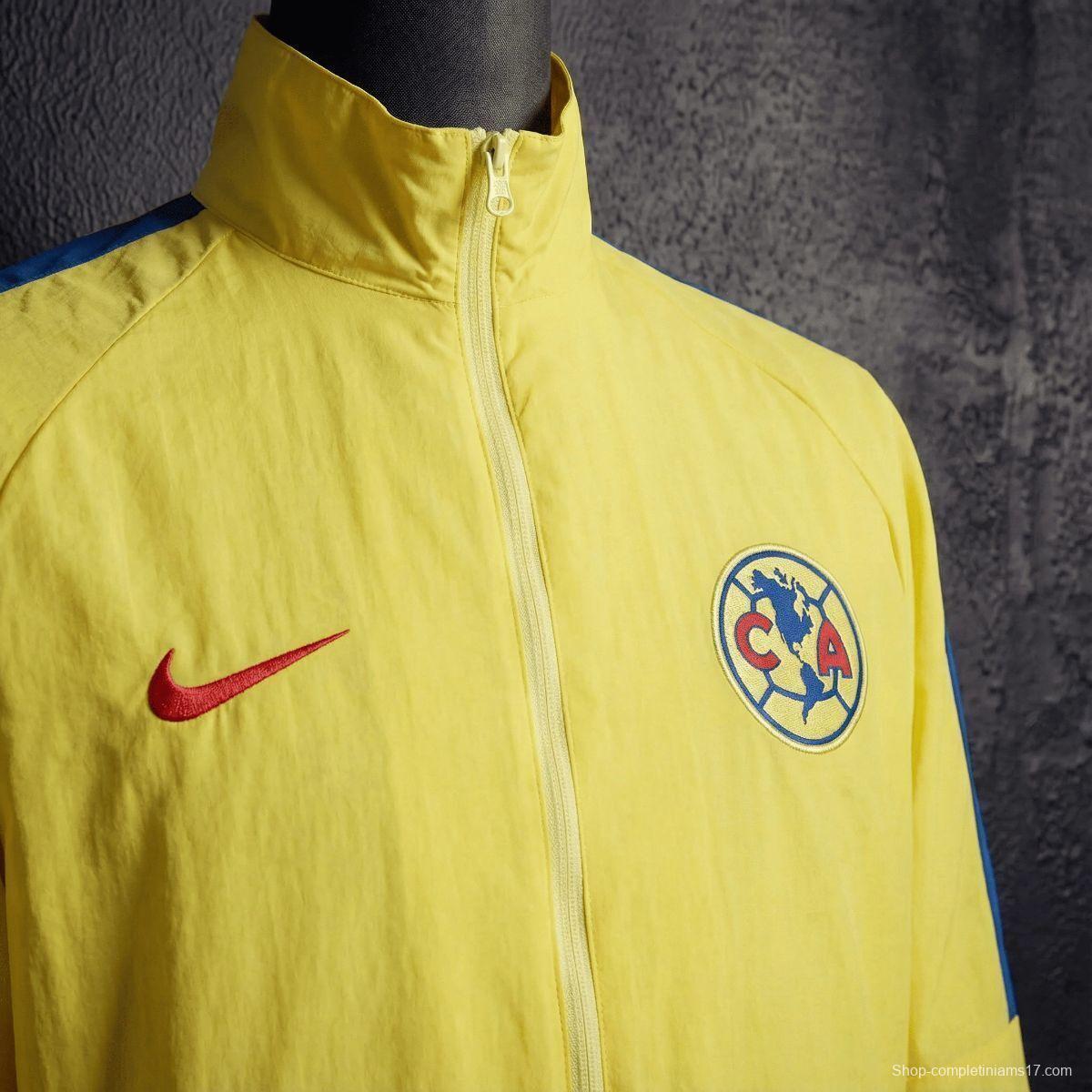 2026 Club America Yellow Jacket Windbreaker