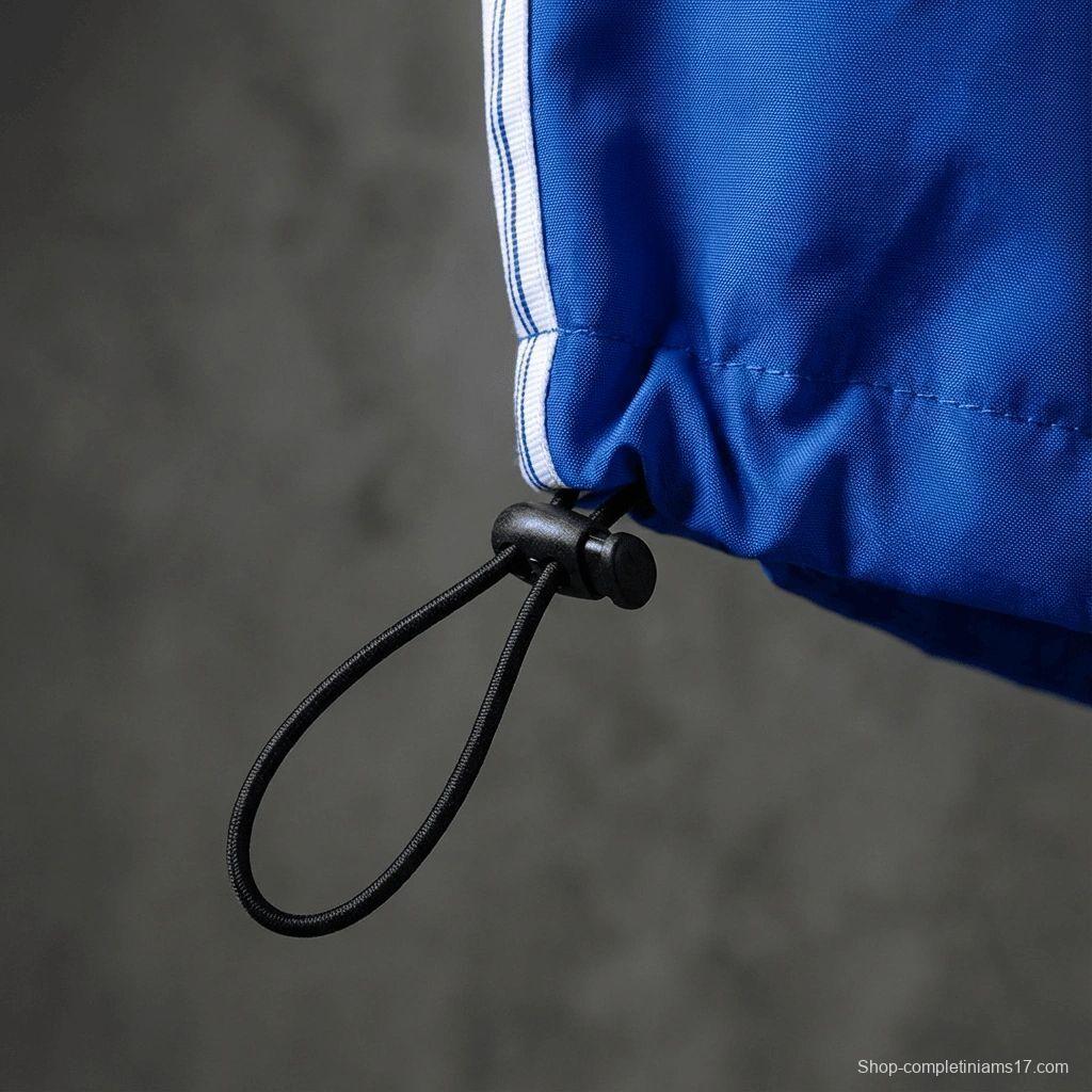 1998 Vintage Style Brazil Blue Jacket Windbreaker