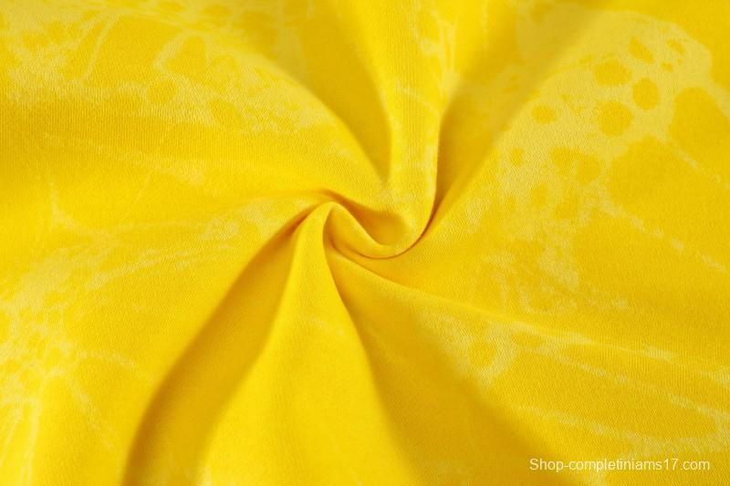 25/26 Colombia Yellow Embroidered Logo Hoodie