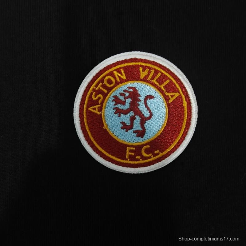 Player Version 2026  Aston Villa x Adidas Home Embroidered Fleece Hoodie 9 Colors