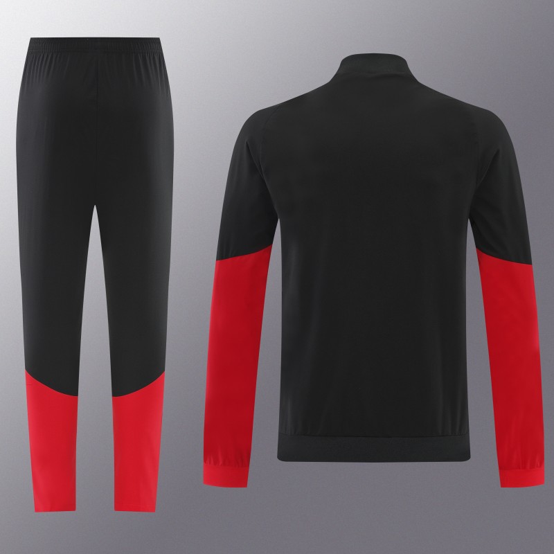 2026 Germany Black Full Windbreaker + Long Pants