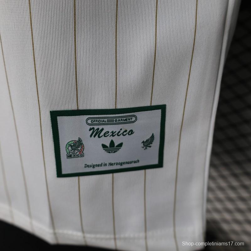 Player Version 2026 Mexico White Terrace Icons White Jersey