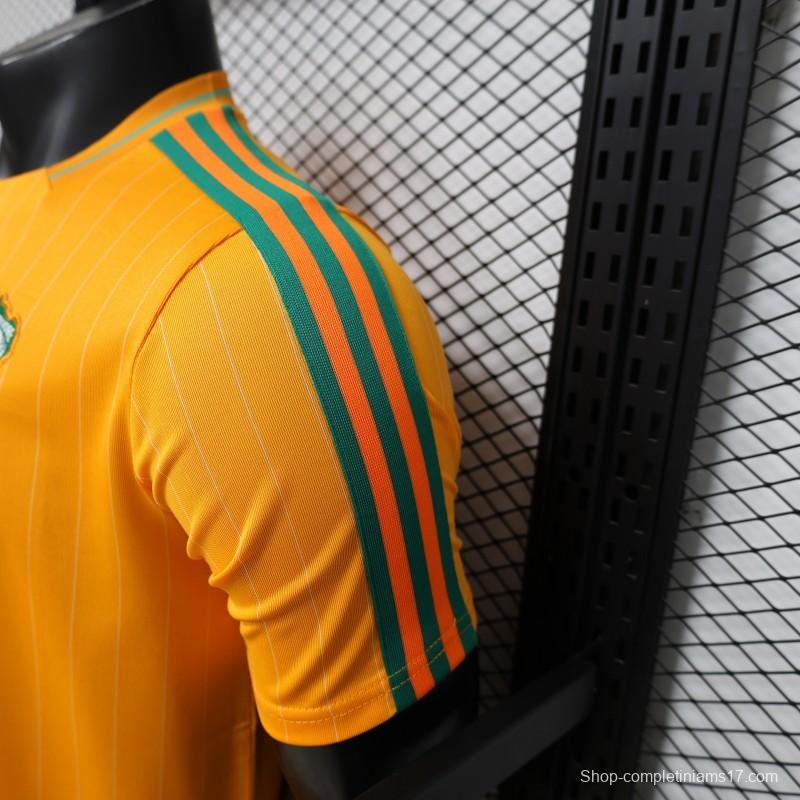 Player Version 2026 Ivory Coast Orange Terrace Icons White Jersey