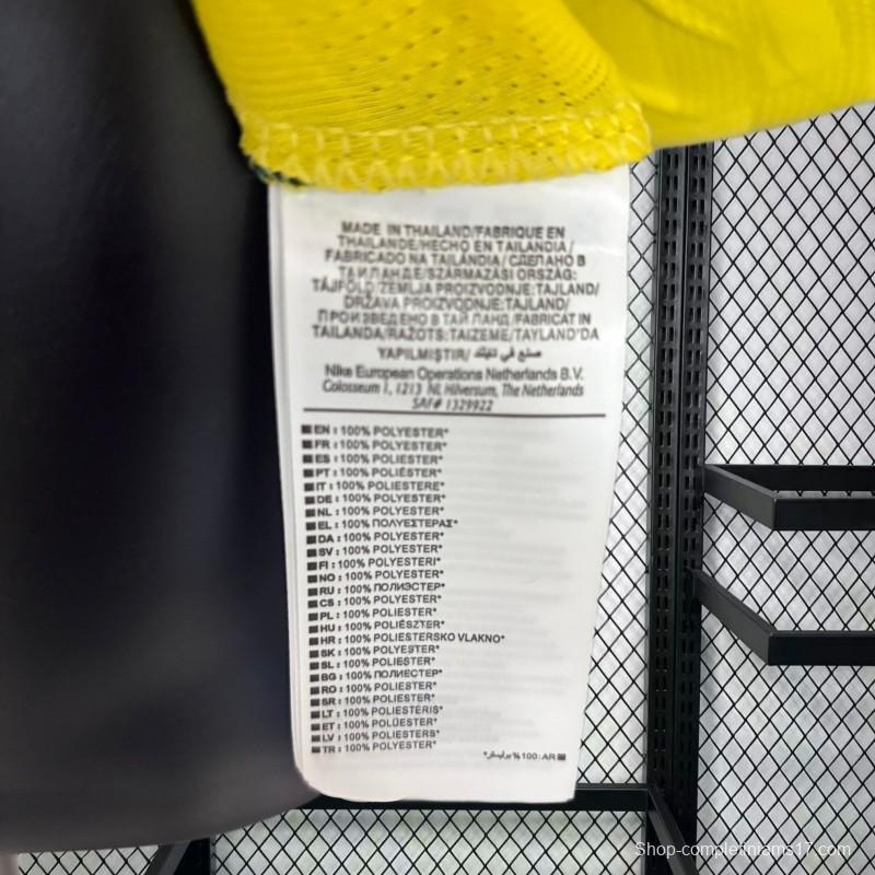 2026 Player Version Mens Brazil World Cup Home Long Sleeve Jersey