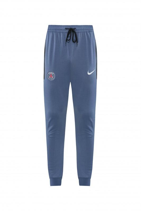 26/27  Paris Saint-Germain Steel Blue Full Zipper Hooded Jacket Tracksuit + Long Pants