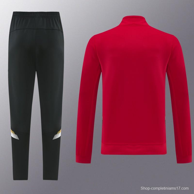 2026 Nike Red Full Zipper Jacket + Long Pants