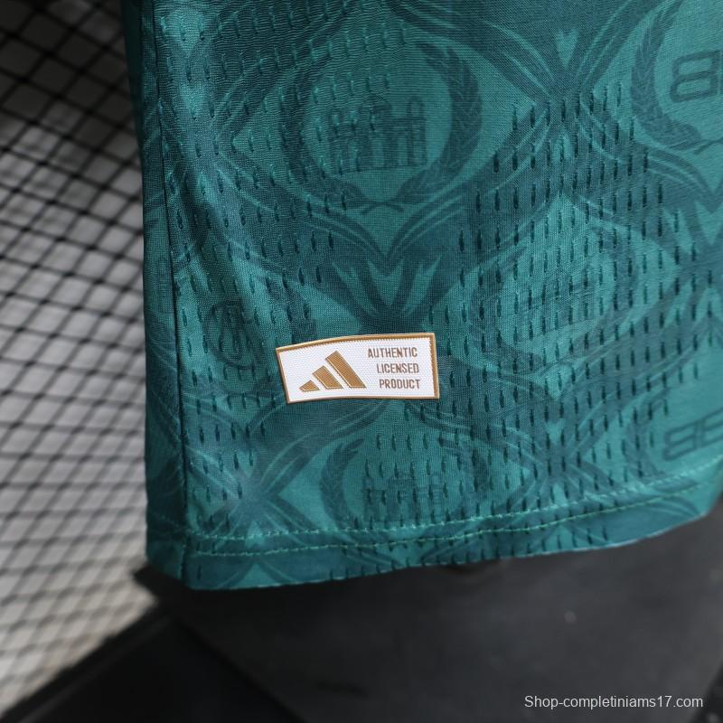 Player Version 26/27 Real Madrid Green Gold Third Special Edition Jersey