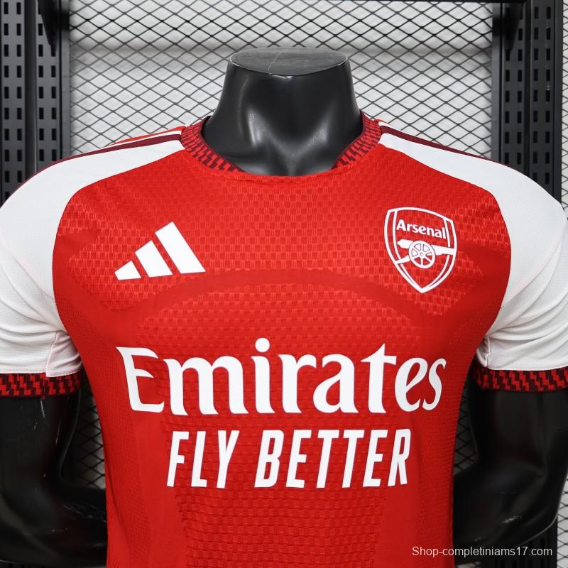 Player Version 26/27 Arsenal Home Red Jersey