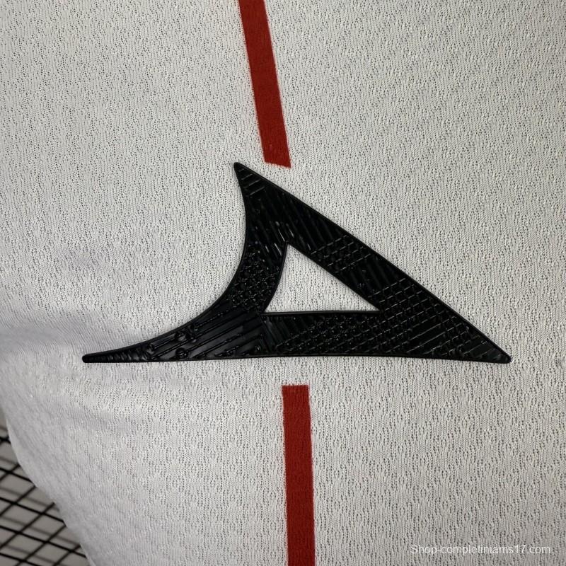 Player Version 25/26 Club Necaxa White with Red Pinstripe Jersey