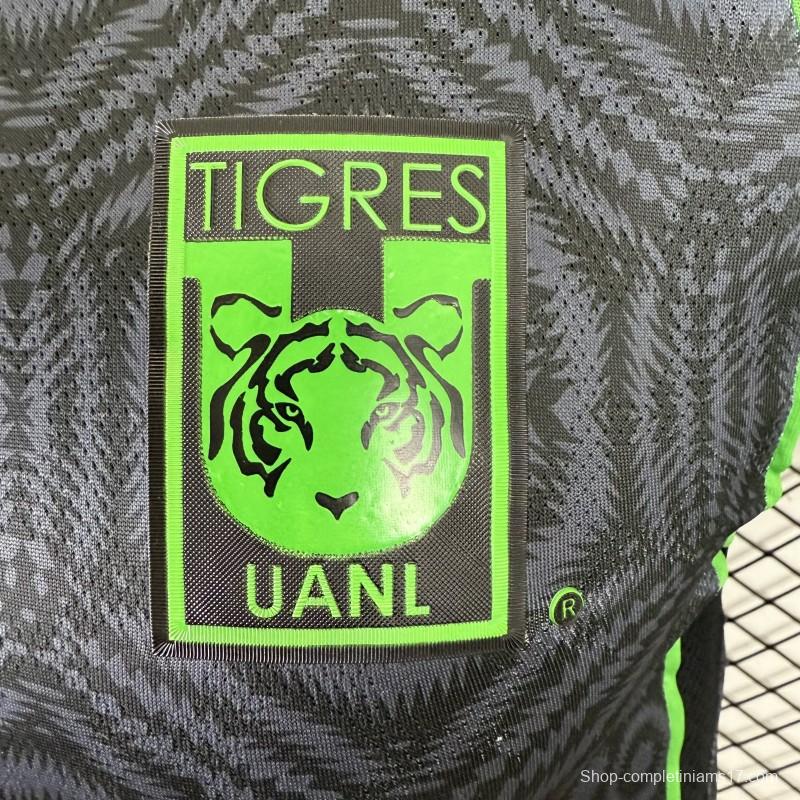Player Version 25/26 Tigres UANL Adidas Third / Special Edition Black Jersey （SPORTIUMBET Ver.）