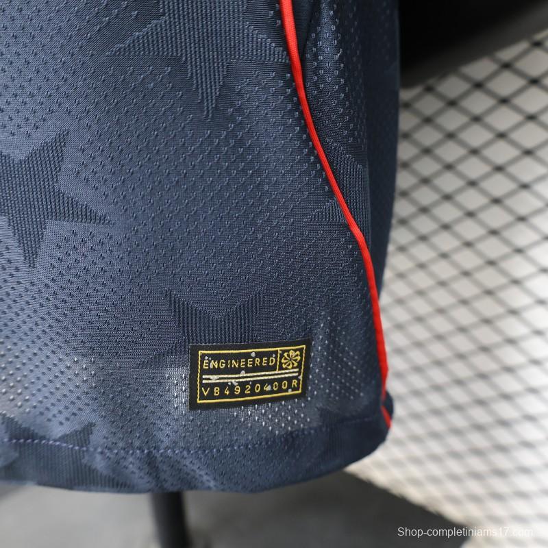 Player Version 2026 USA Navy Blue with All-Over Star Pattern Away Jersey