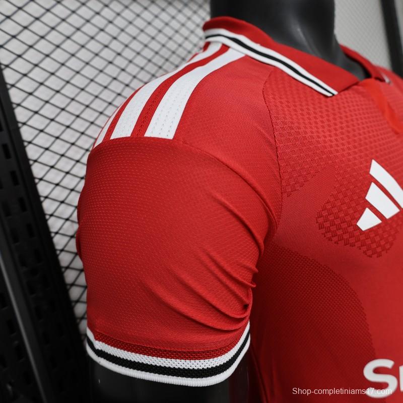 Player Version 25/26 Manchester United Red  Home Jersey