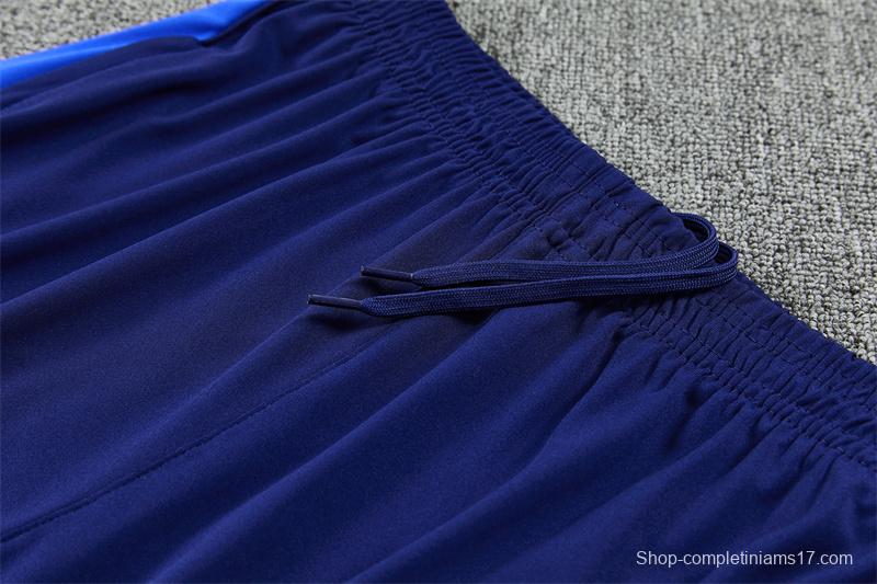 2026 Inter Milan Dark Navy Blue Half Zipper Jacket Tracksuit + Long Pants