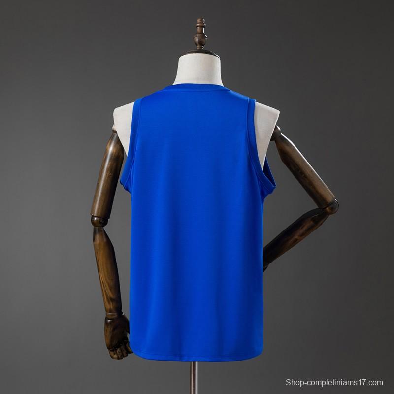 2026 Brazil Training Jersey Vest Blue