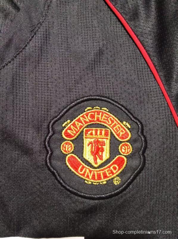 Retro Kids 07/08 Manchester United Away Long Sleeve Jersey