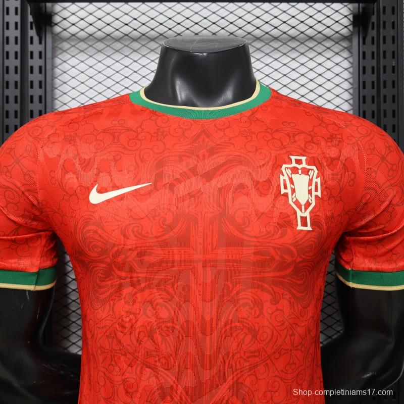 Player Version 2026 Portugal Home Red Special Edition Jersey
