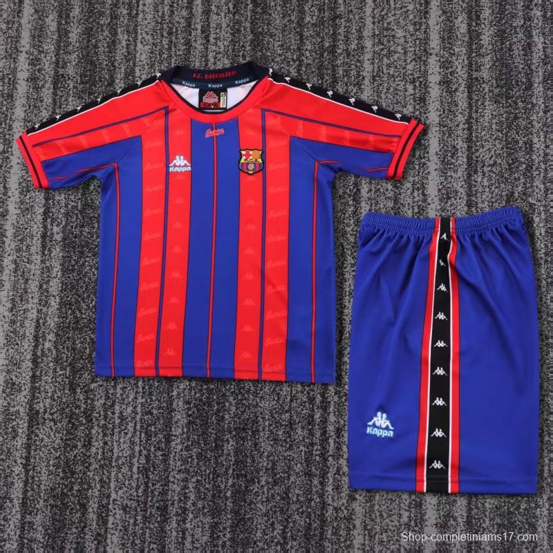 Retro Kids 97/98 Barcelona Home Jersey