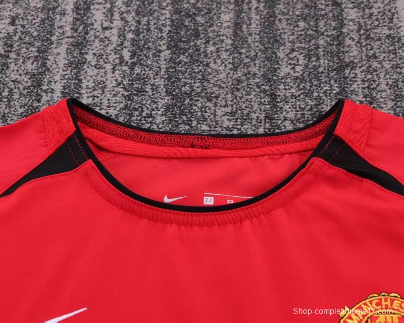 Retro Kids 02/04 Manchester United Home Jersey