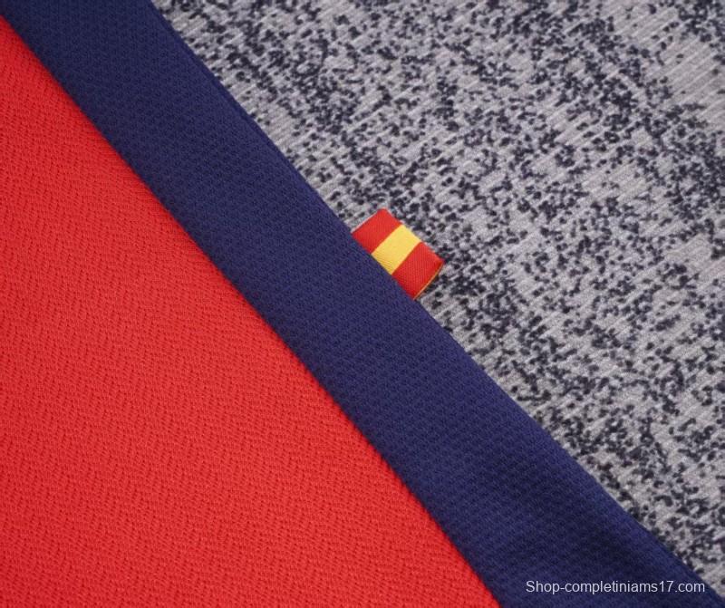 Retro Kids 1998 Spain Home Jersey